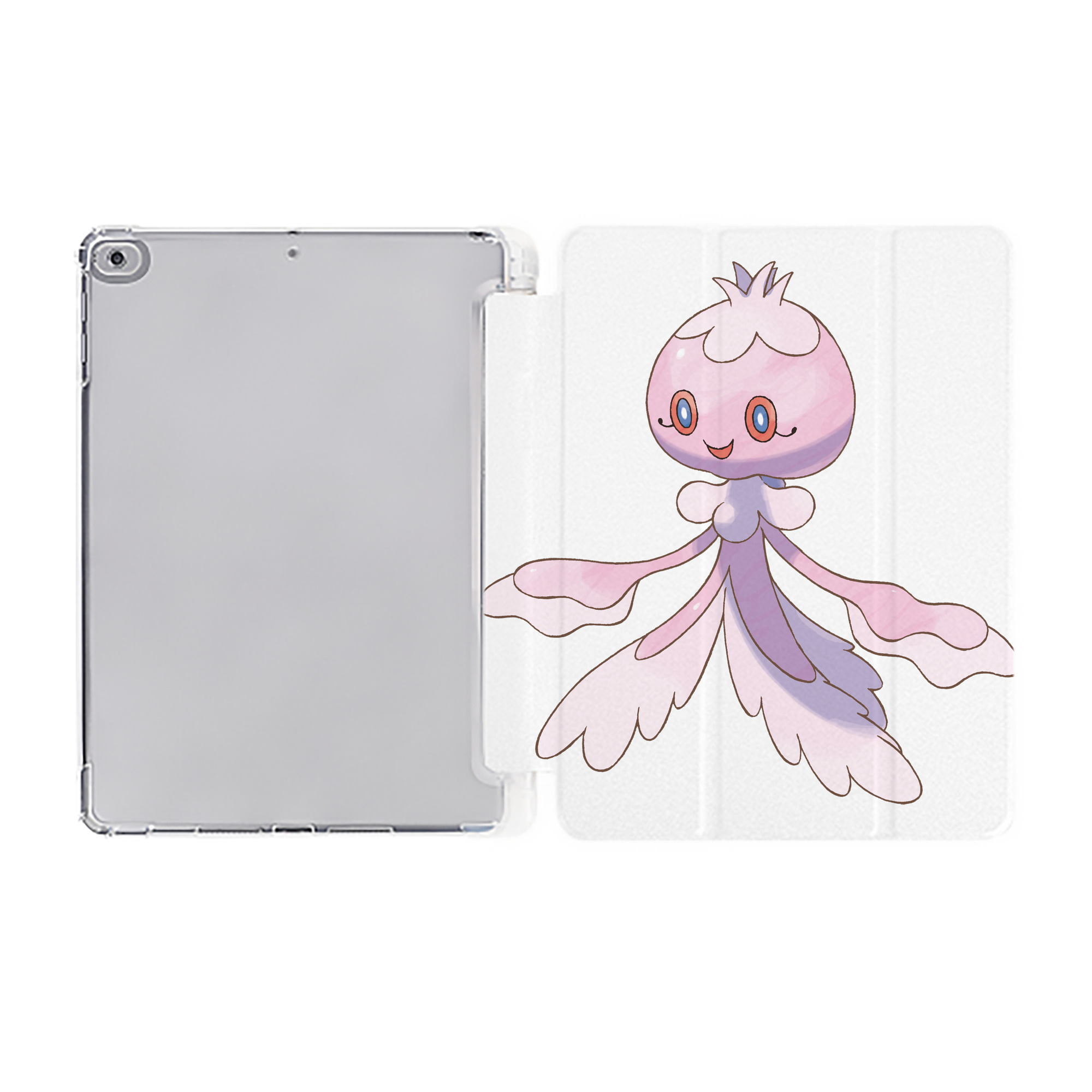 （画像用） ポケットモンスター Pokémon IPad ケース ペン収納付き 三つ折りスタンド PUレザー×シリコン 対応機種9.5/10.5/10.9インチ
